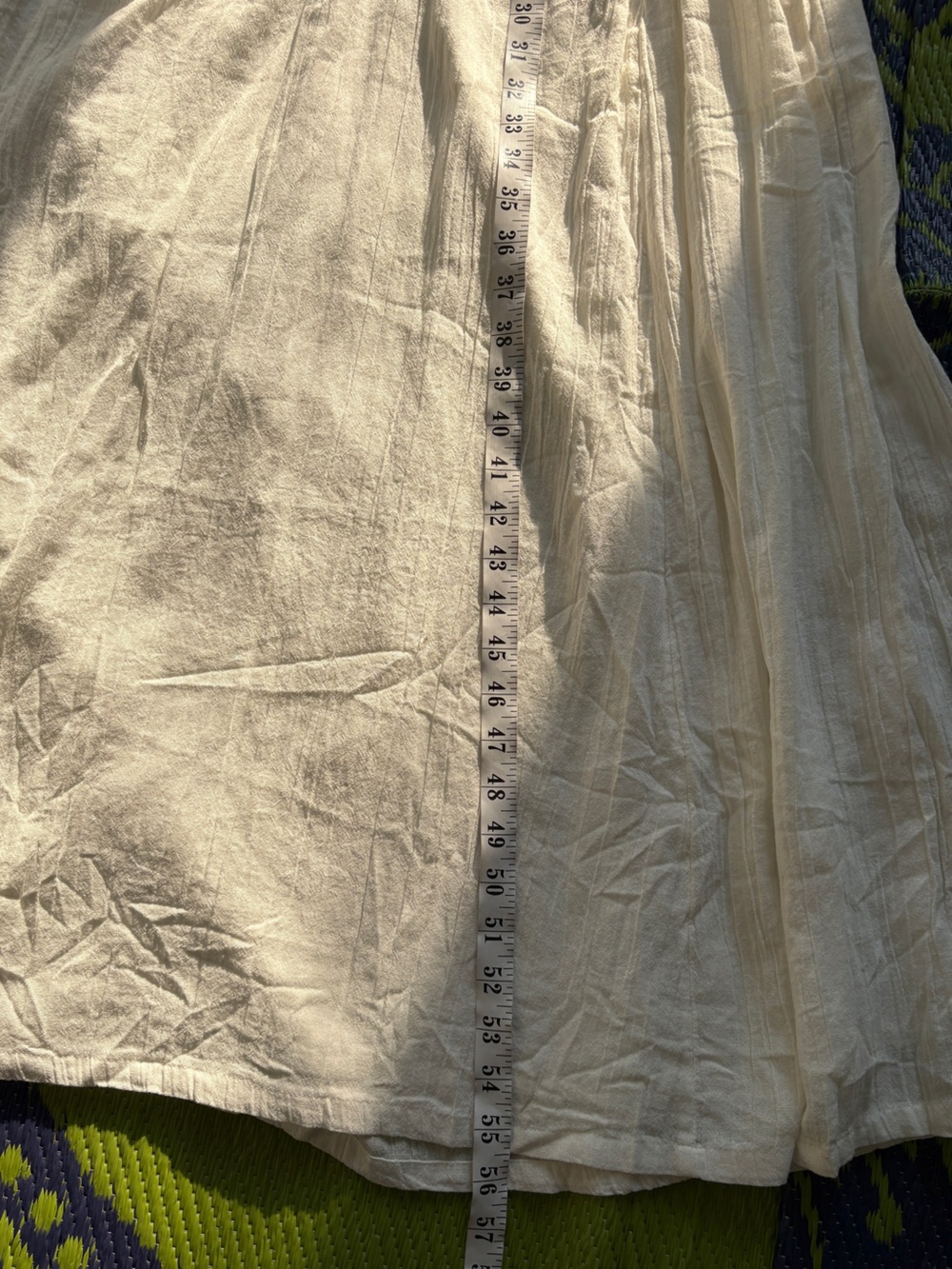 Free People All You Need Is Lace Midi Dress Size XL White Lace-Trim Cottagecore - Picture 13 of 13